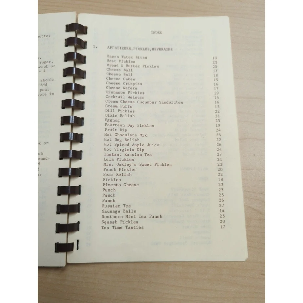 Center united Methodist Church Greensboro, NC Spiral‎ Church Cookbook 1985